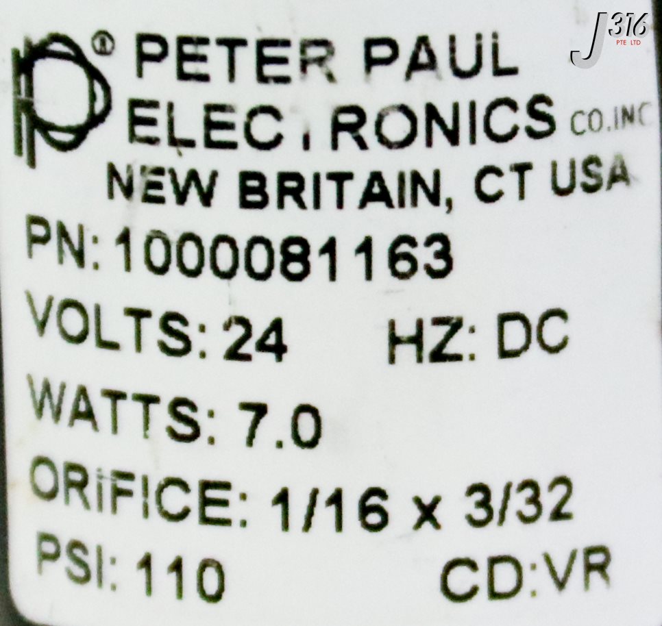 35281 PETER PAUL 3 WAY SOLENOID VALVE 1000081163 | eBay